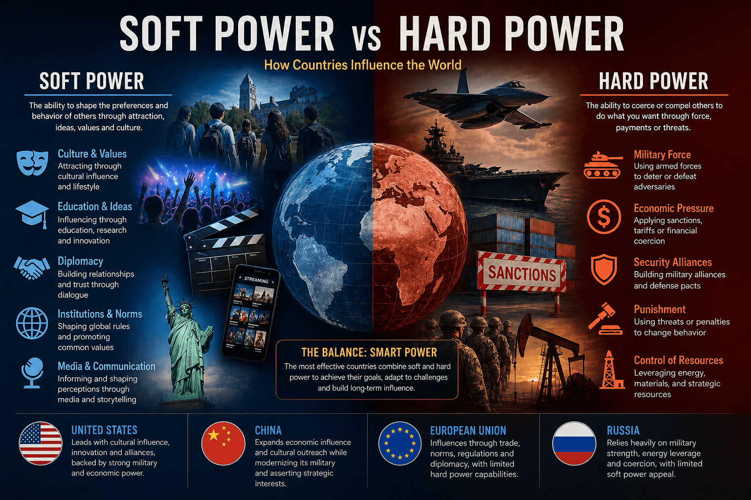 Soft Power vs Hard Power: What’s the Difference and Why It Matters