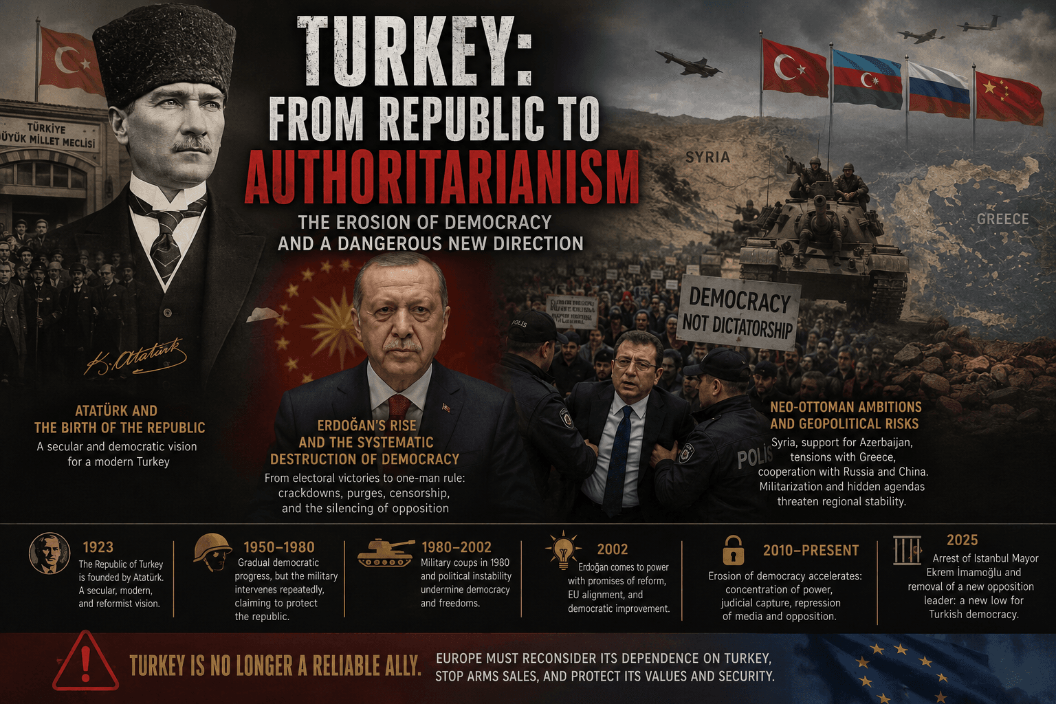 The Degradation of Democracy in Turkey: From Atatürk’s Republic to Erdoğan’s Neo‑Ottoman Ambitions