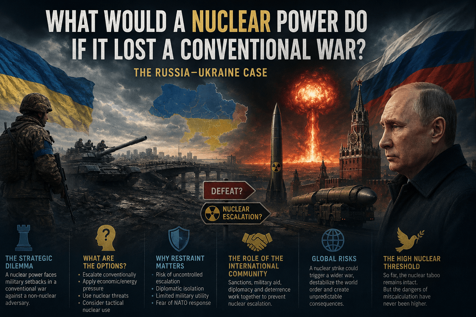 What Would a Nuclear Power Do If It Lost a Conventional War? The Russia–Ukraine Case