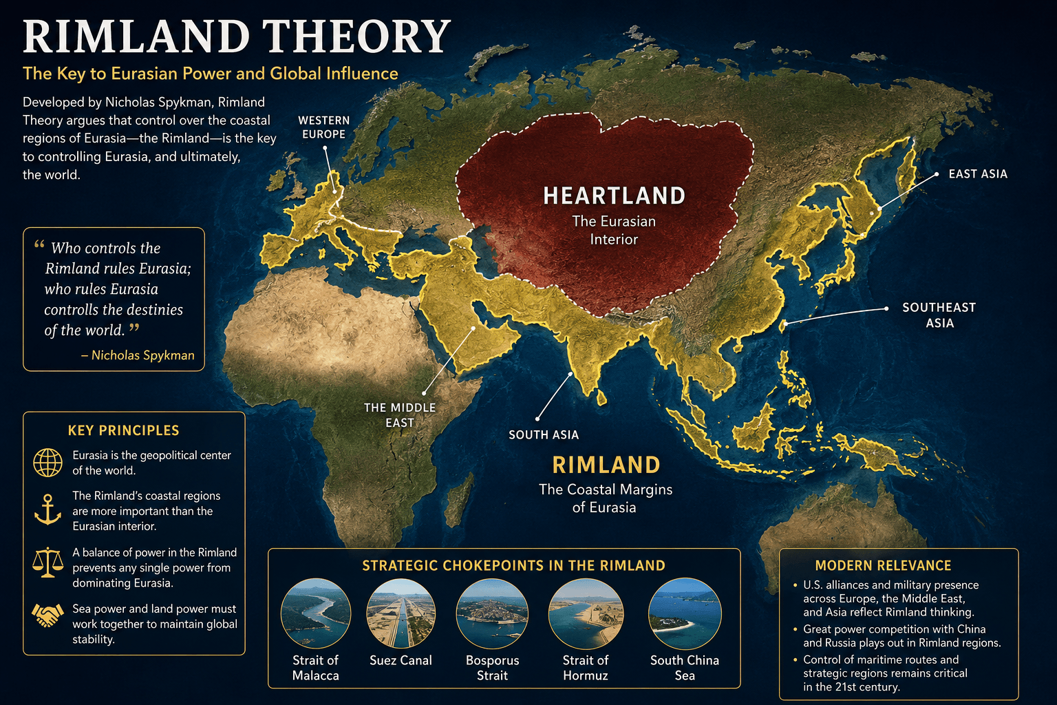 Rimland Theory: The Geopolitical Concept That Shaped Modern Global Strategy