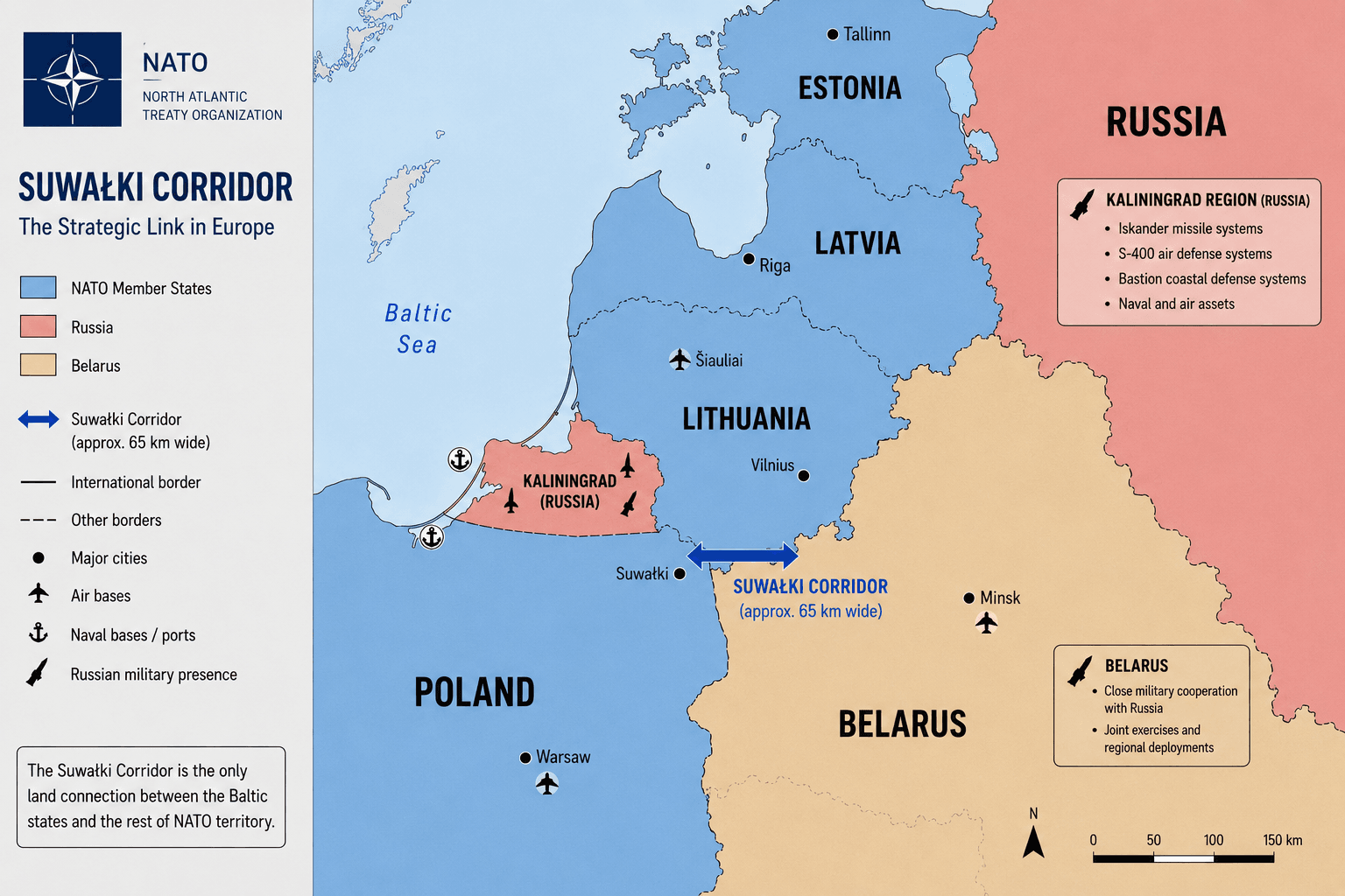 The Suwałki Corridor: Why This Narrow Strip of Land Matters to NATO Security