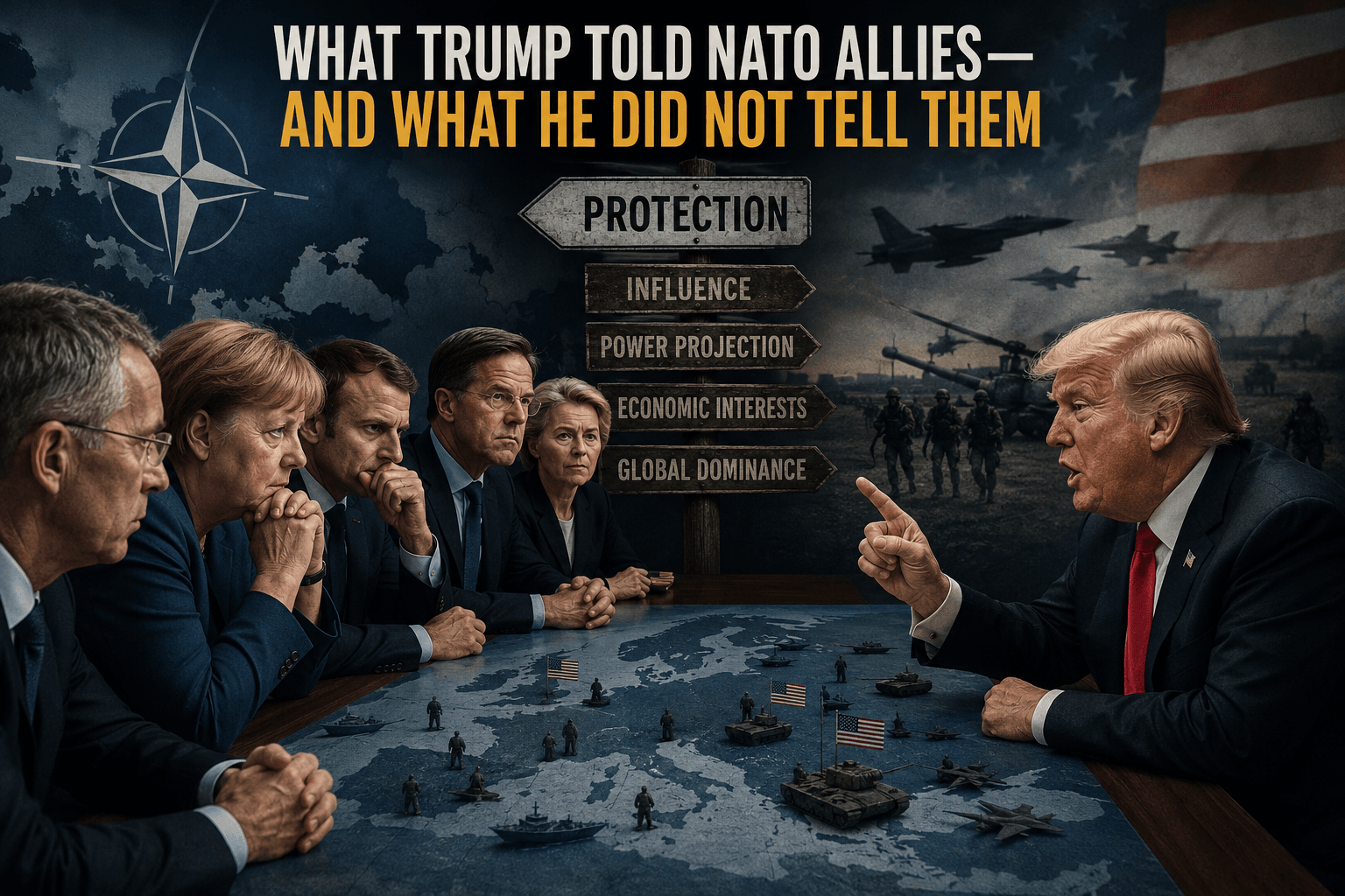 What Trump Told NATO Allies—and What He Did Not Tell Them